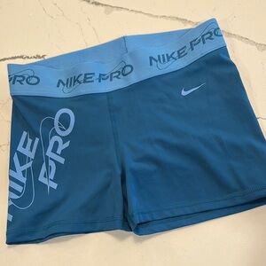 Nike Pro Teal Performance compression Shorts